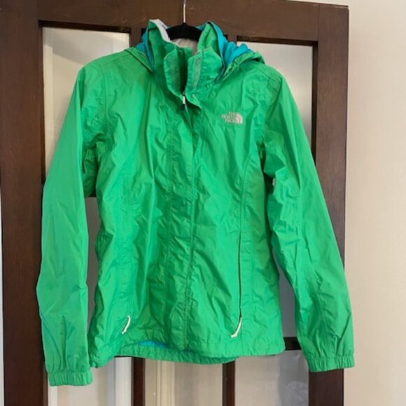 The North Face High Vent Rain Wind Hooded Jacket in Kelly Green, Size Small. - Picture 1 of 7